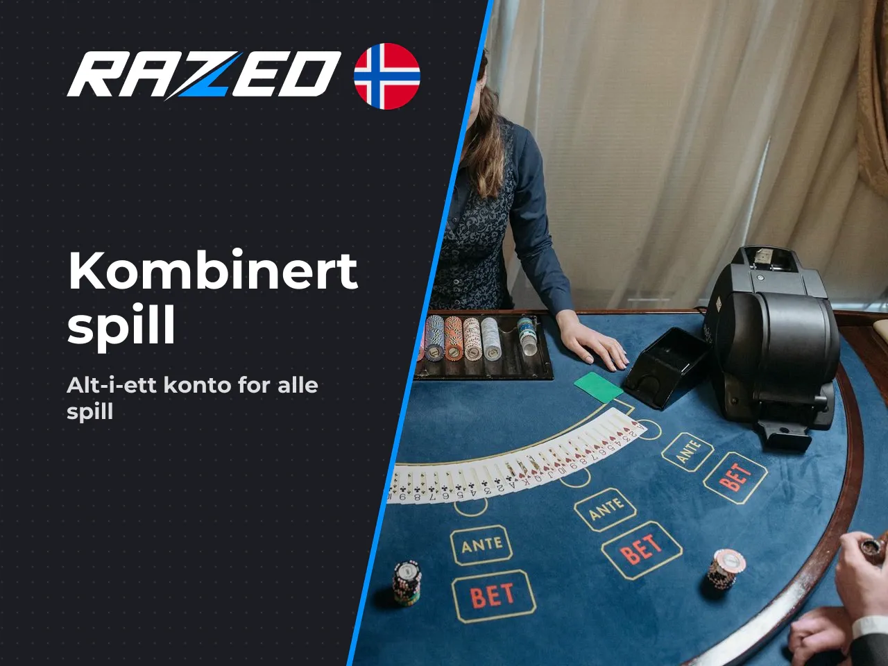 Kasino og sportsbetting i én og