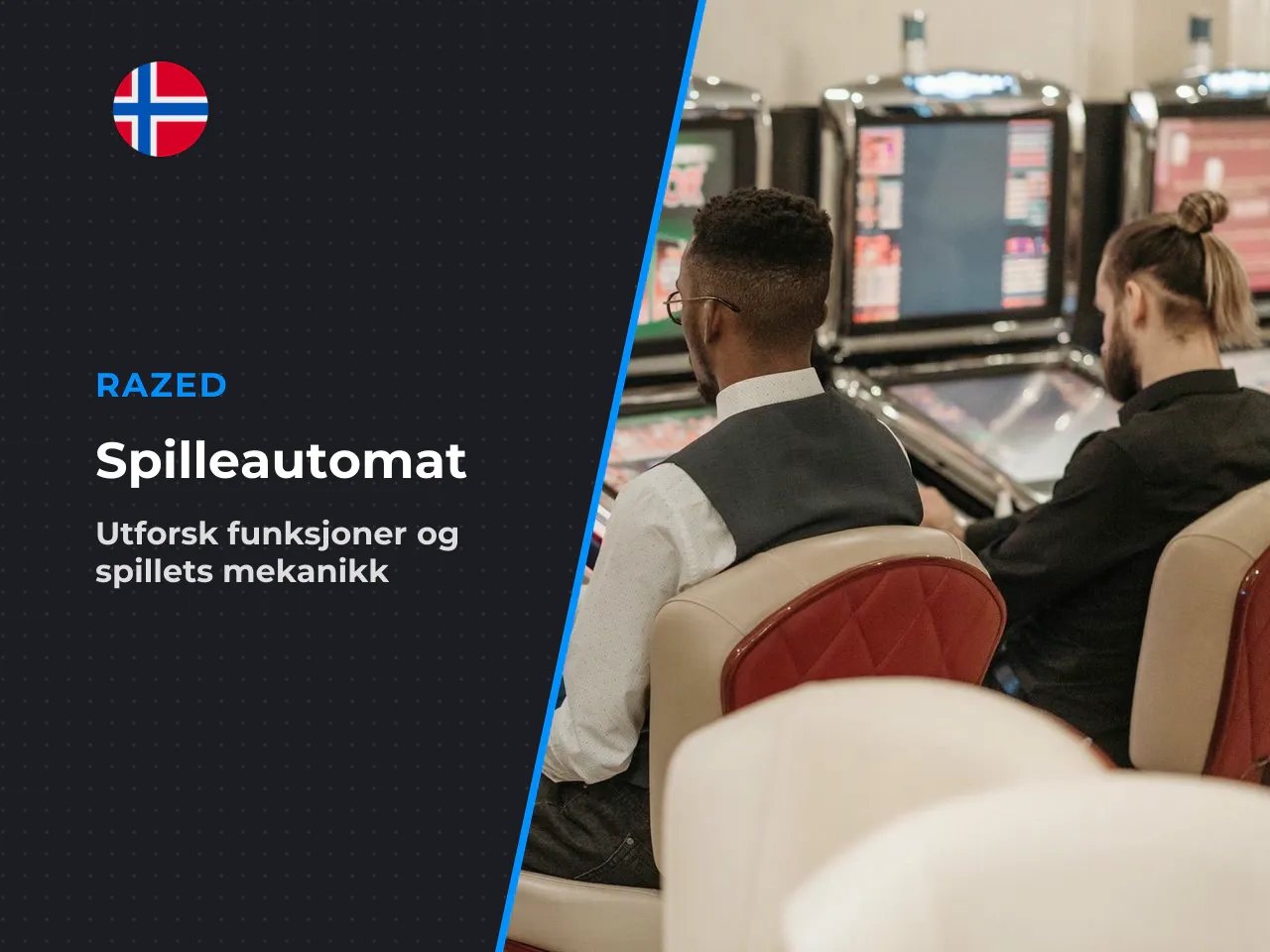 Fisketematikk og brukergrensesnitt på spilleautomaten. Det