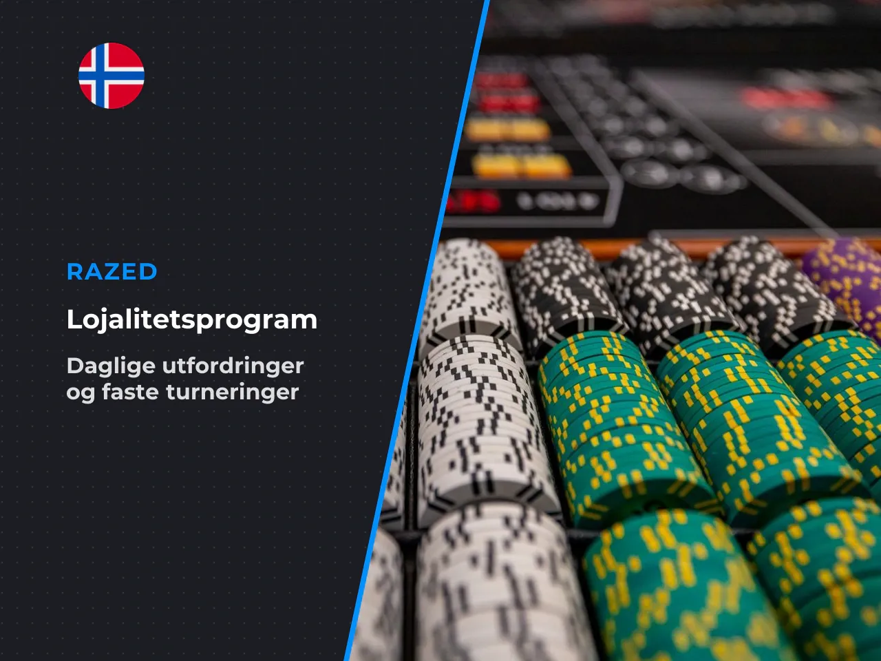 Challenges, raffle og tournaments etter welcome