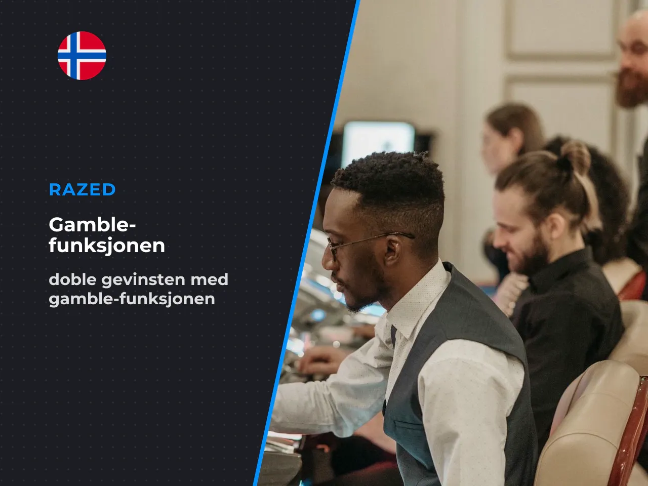 Gamble-funksjonen kvitt eller dobbelt. Etter enhver