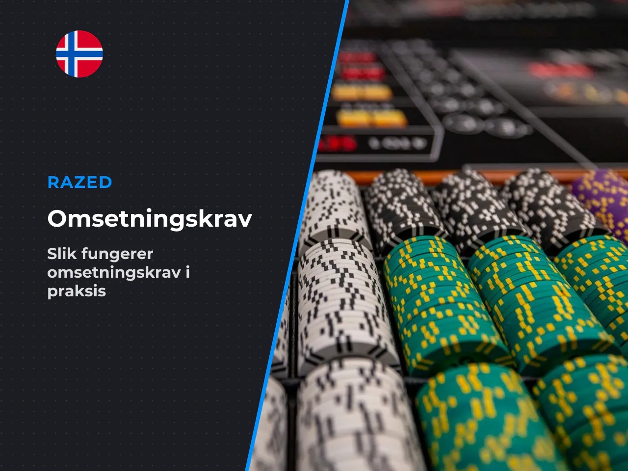 Regneeksempel hva 35x omsetningskrav betyr i