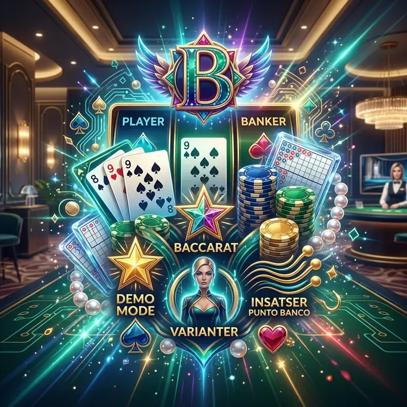 Baccarat online regler, demo, live dealer