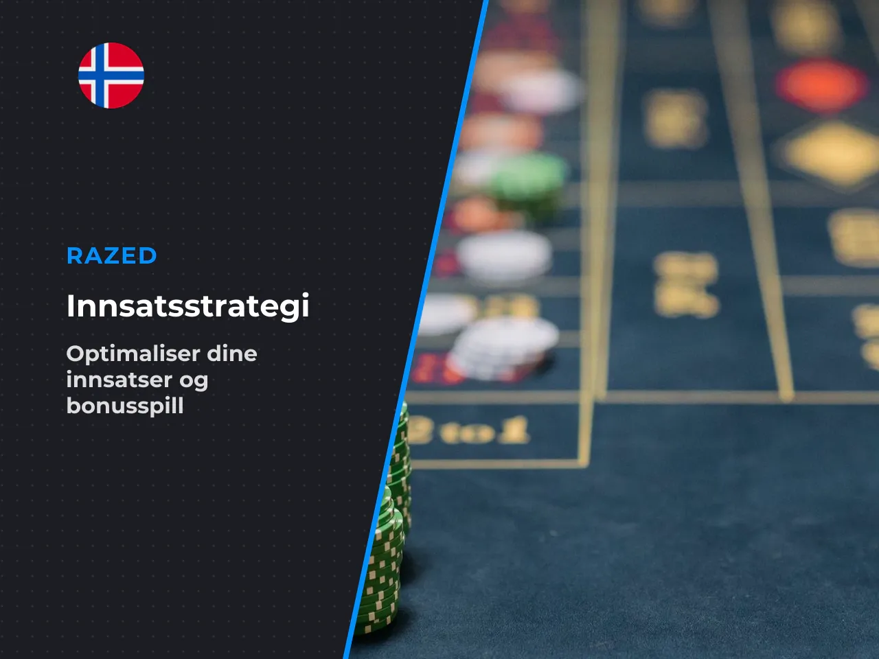 Fordeling av innsatser mellom tall og