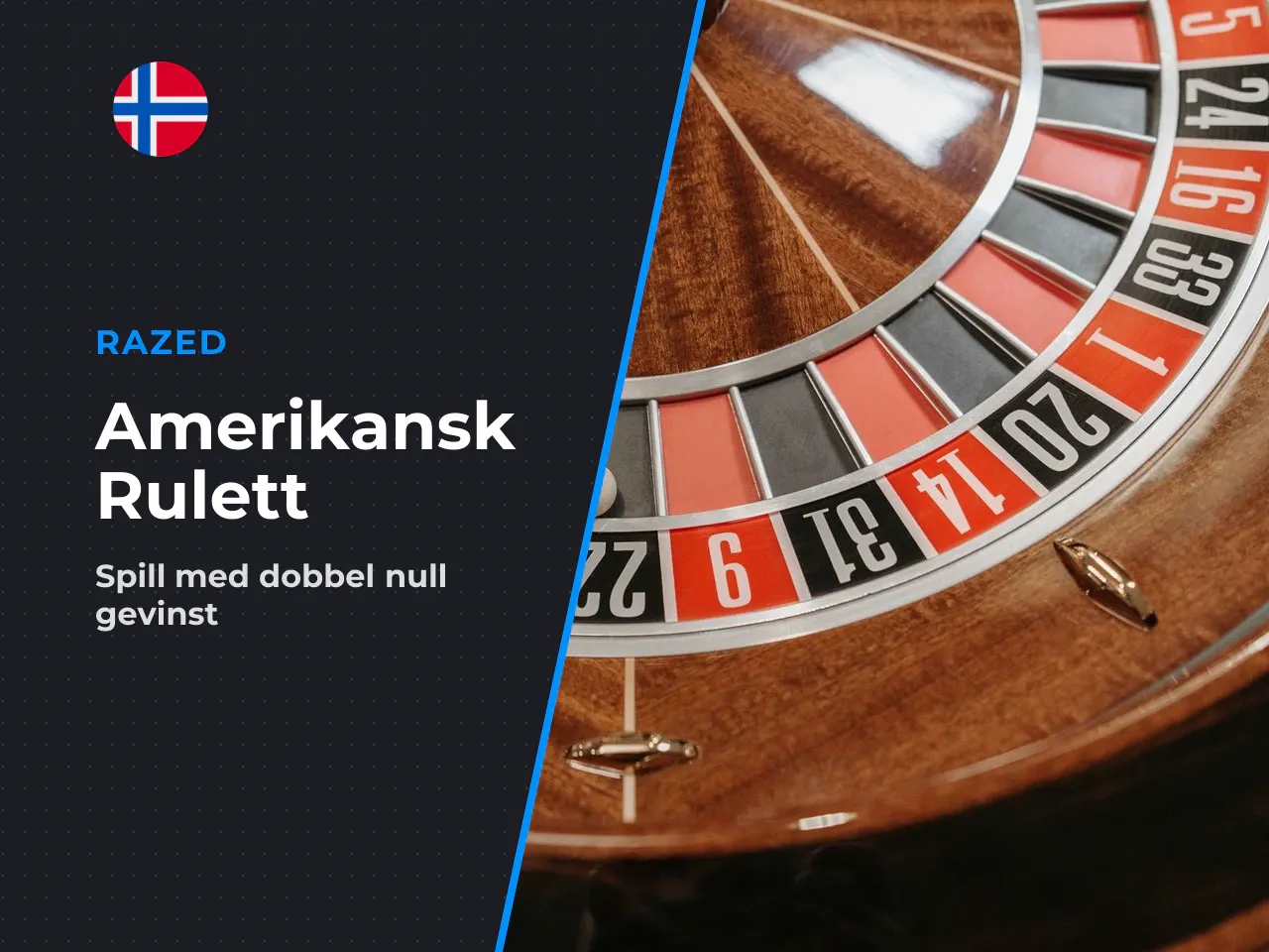 American Roulette med dobbel null Double