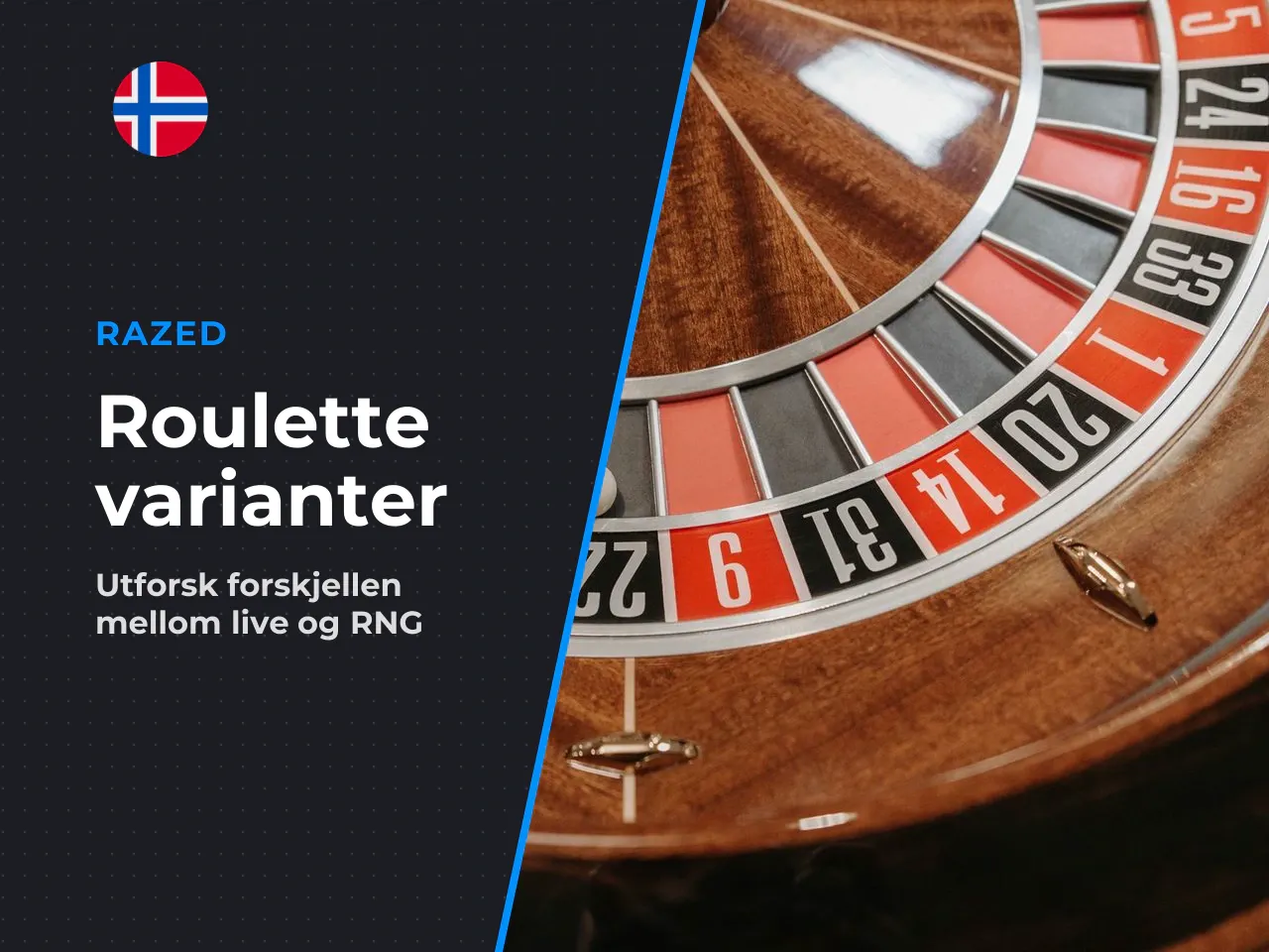 RNG-roulette og live dealer roulette viktige
