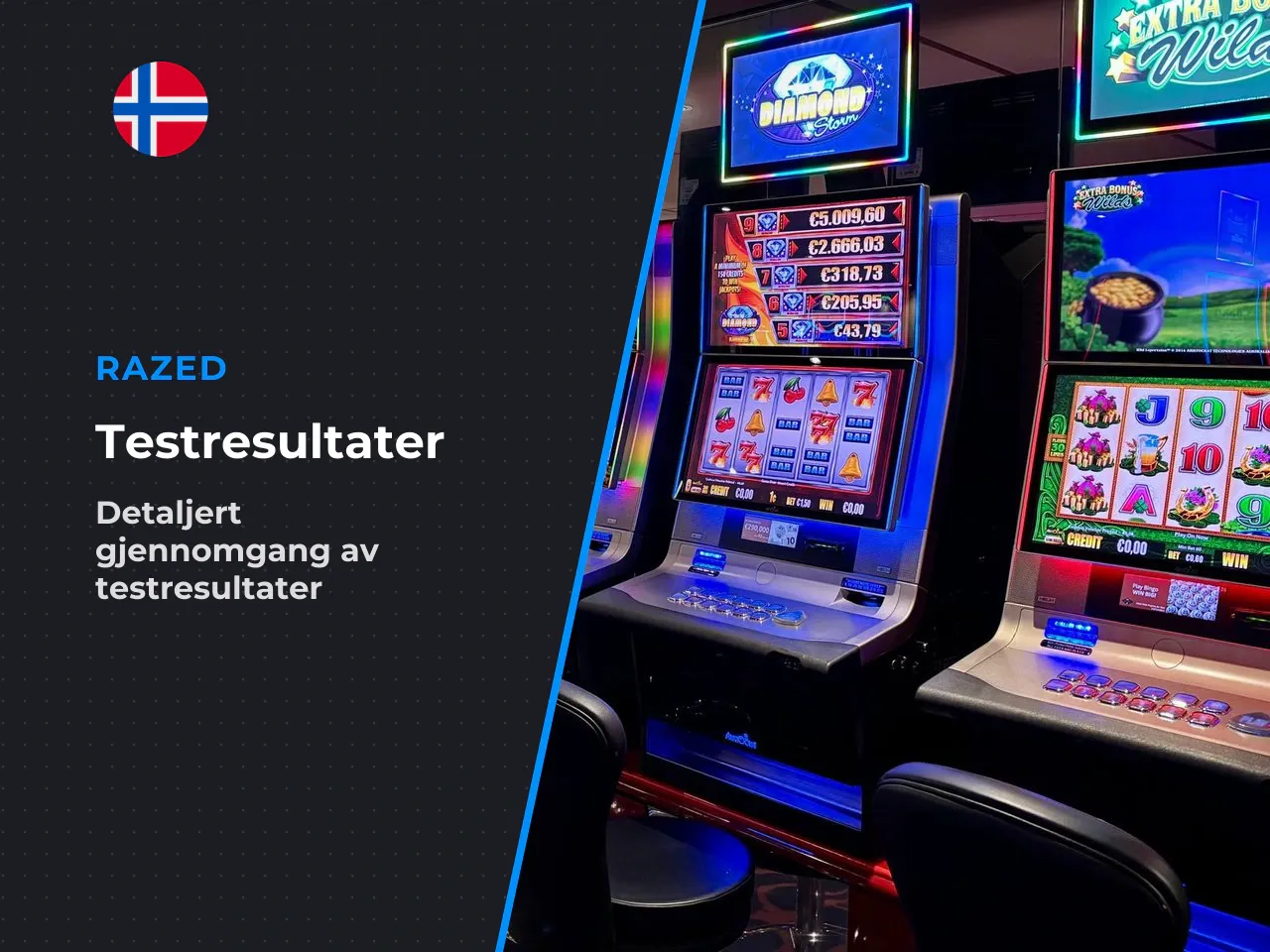 Praktisk test resultater fra en økt