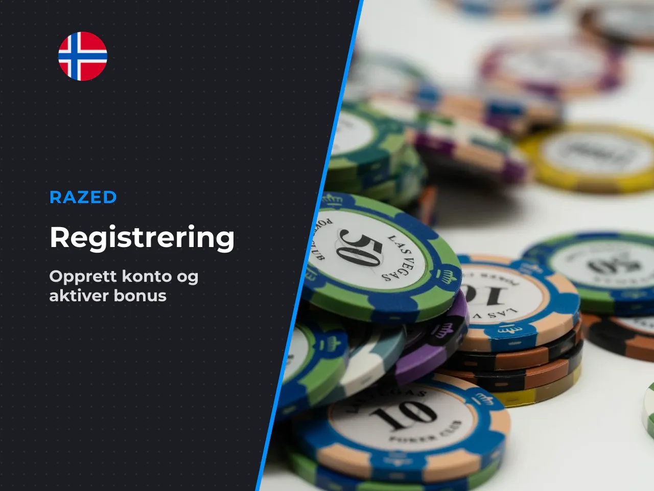 Registrering og inntasting av promo code