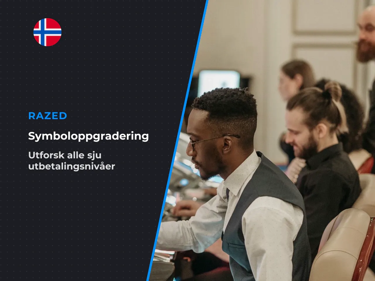 Gem symbols og komplette utbetalingsnivåer. Edelstenene