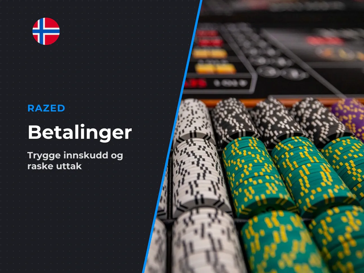 Betaling og uttak for norske spillere